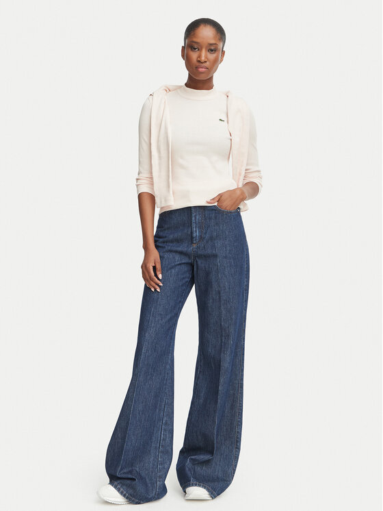 Lacoste Lacoste Palaidinė TF3164 Šviesiai rožinė Slim Fit