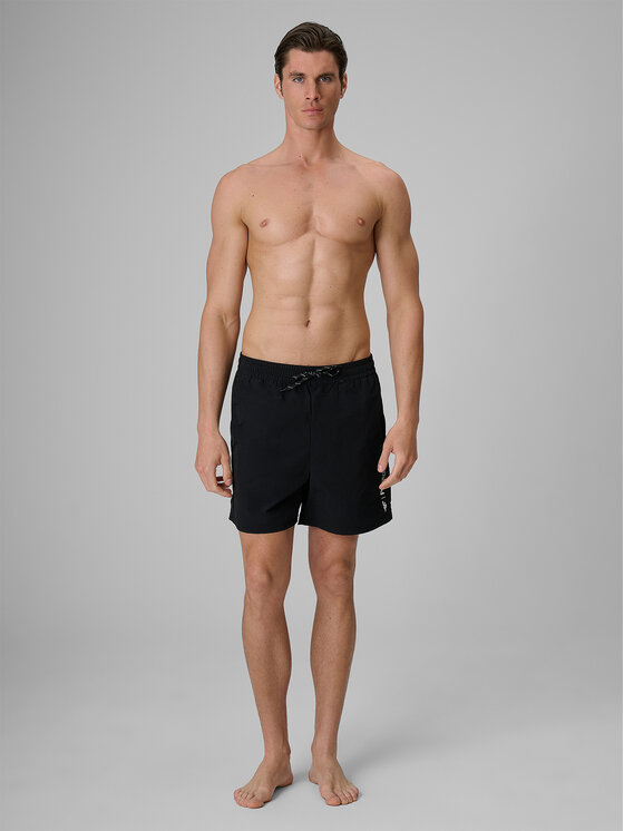 4F 4F Szorty kąpielowe FOB SUMMER Czarny Regular Fit