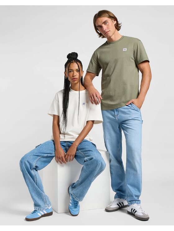Lee Lee Jeansy Carpenter Niebieski Relaxed Fit