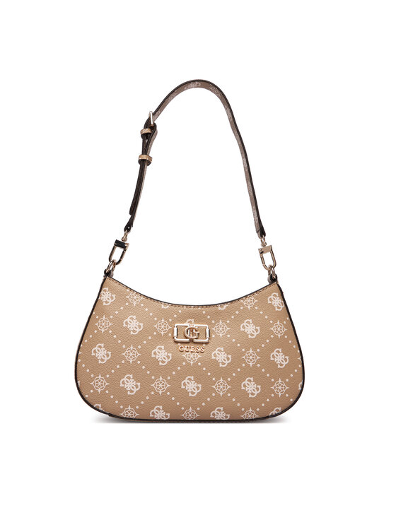 Guess Guess Τσάντα Emelie Logo HWGP99 28180 Μπεζ