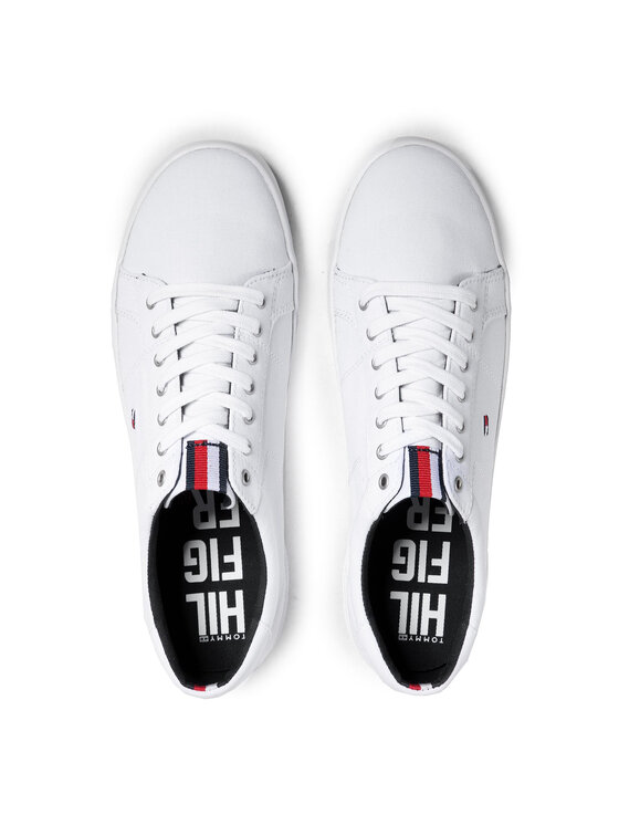 Tommy Hilfiger Tommy Hilfiger Sportcipő Iconic Long Lace Sneaker FM0FM01536 Fehér