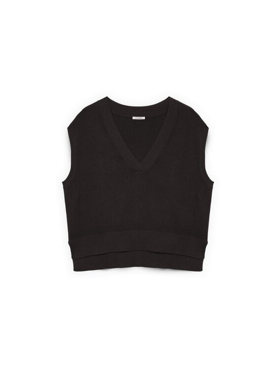 Fiorella Rubino Fiorella Rubino Top M278L008560N033 Nero Cropp Fit