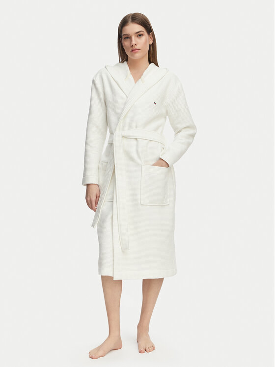 Tommy Hilfiger Tommy Hilfiger Chalatas UW0UW06322 Kreminė