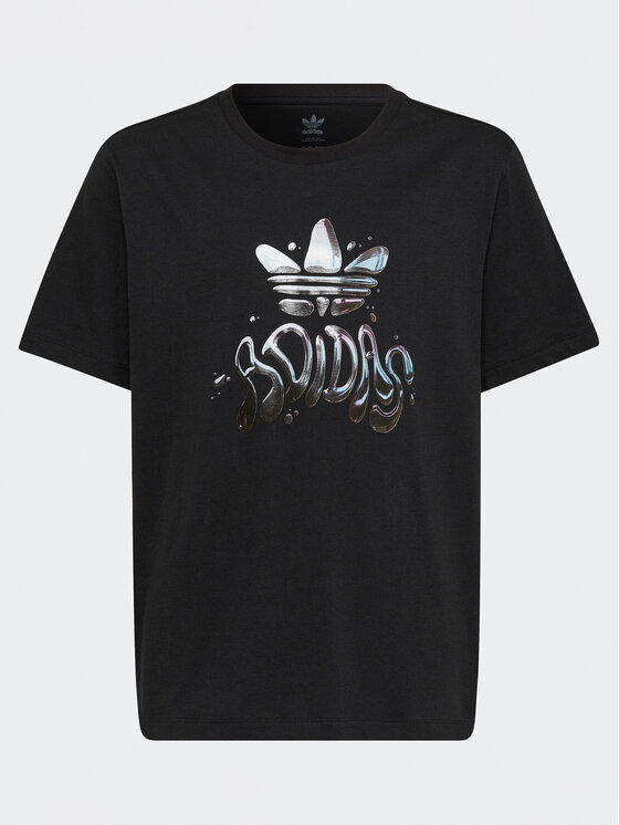 adidas T-Shirt Graphic Logo T-Shirt HL9428 Schwarz Loose Fit | Modivo.at