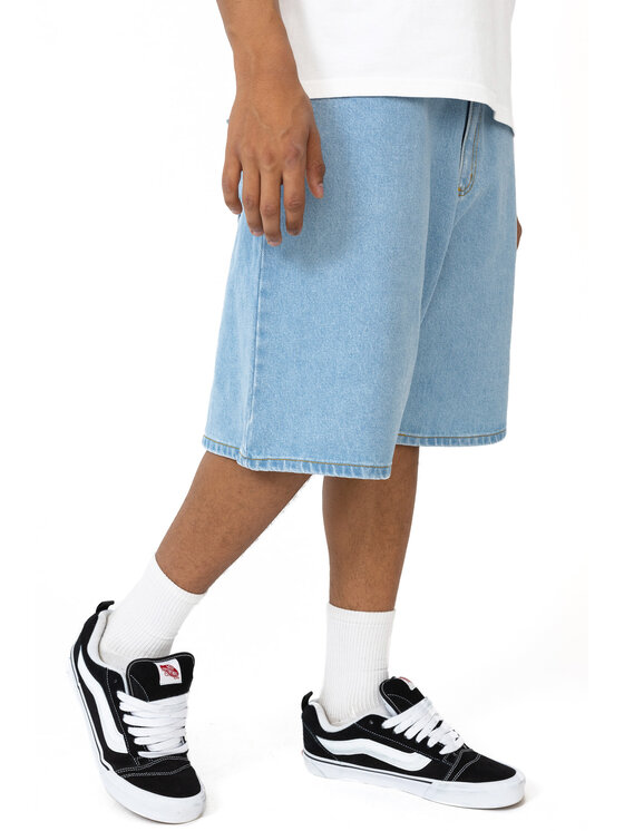 Kamuflage Kamuflage Szorty Way Too Big Niebieski Baggy Fit