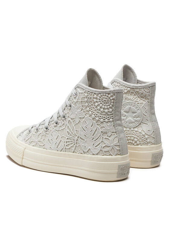 Converse Converse Scarpe da ginnastica Chuck Taylor All Star Lift Platform Butterflies A07538C Bianco