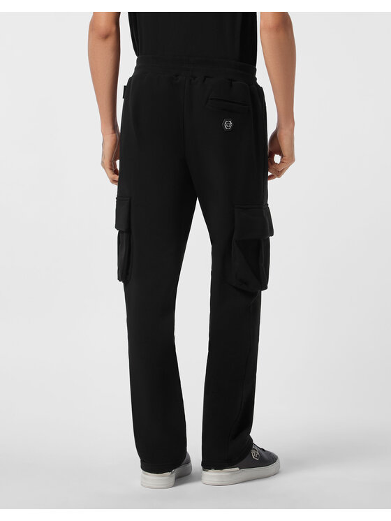 PHILIPP PLEIN PHILIPP PLEIN Spodnie dresowe 24677 Czarny Jogger Fit