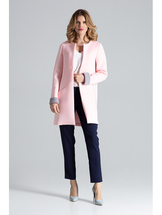 FIGL FIGLFIGL Cappotto M366 Rosa Regular Fit
