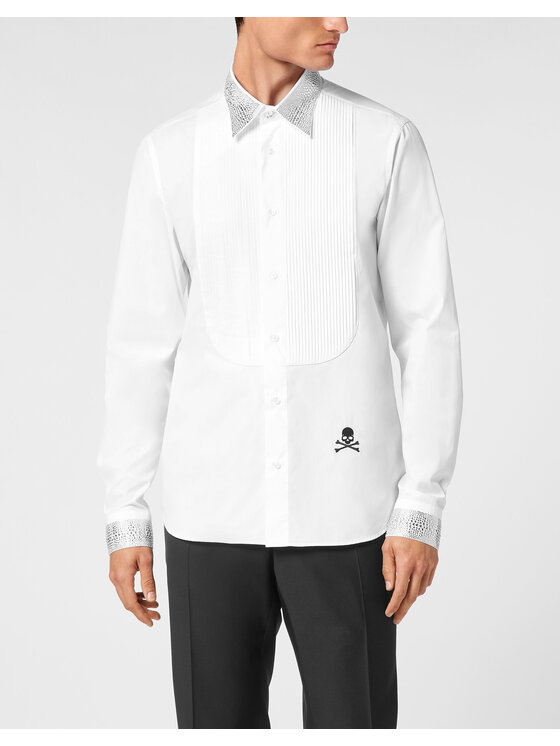 PHILIPP PLEIN PHILIPP PLEIN Košeľa 11467 Biela Slim Fit