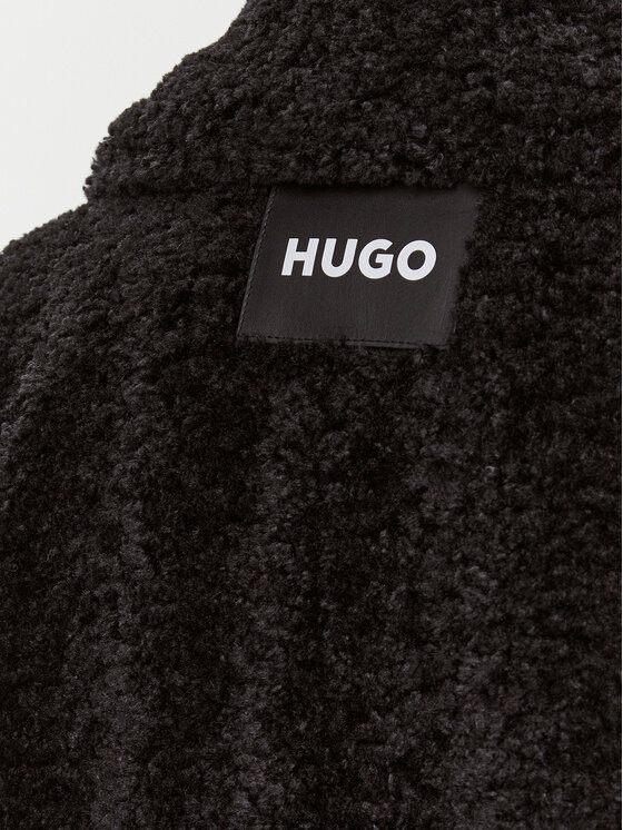 HUGO Hugo Fellmantel Mewona-1 50498147 Schwarz Oversize