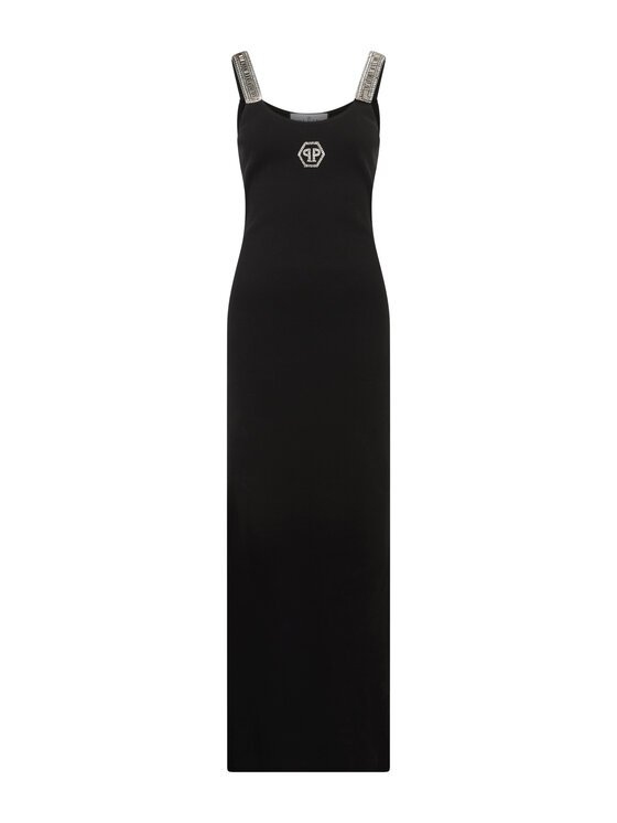 PHILIPP PLEIN PHILIPP PLEIN Sukienka codzienna 30721 Czarny Regular Fit