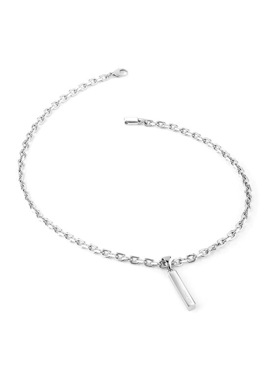 Guess Guess Naszyjnik JUXN03001JW-ST Srebrny
