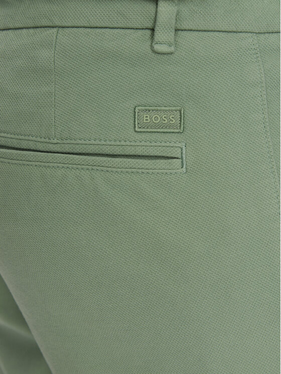 BOSS BOSS Kratke hlače iz tkanine H-Slice 50543951 Zelena Slim Fit