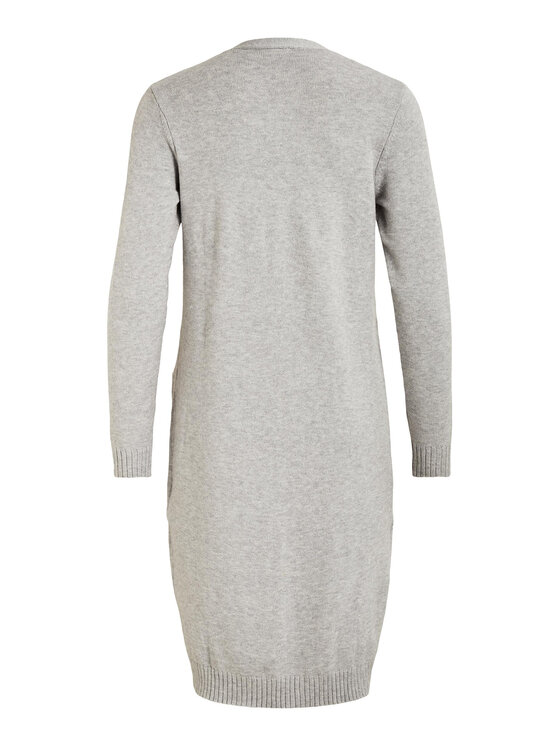 Vila Vila Cardigan Ril 14042770 Gri Regular Fit