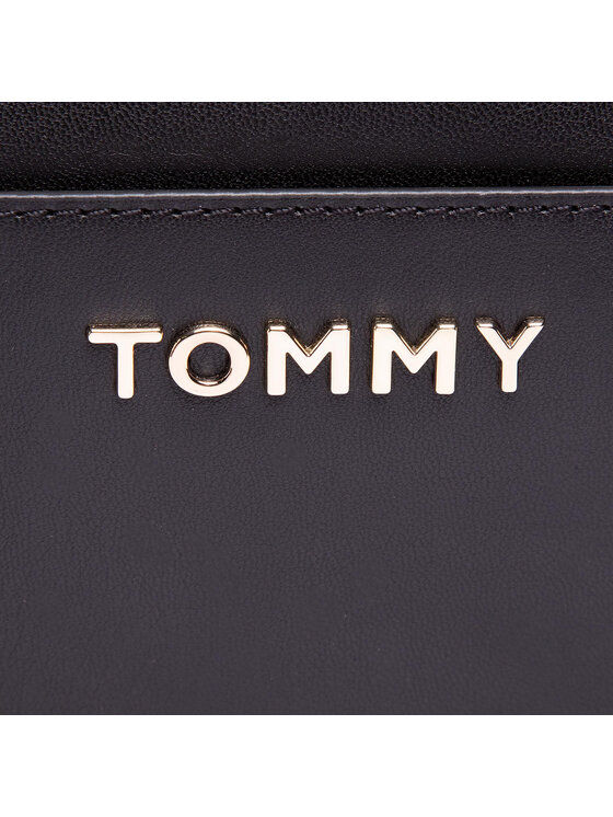 Tommy Hilfiger Handtasche Iconic Tommy Camera Bag AW0AW09047 Schwarz