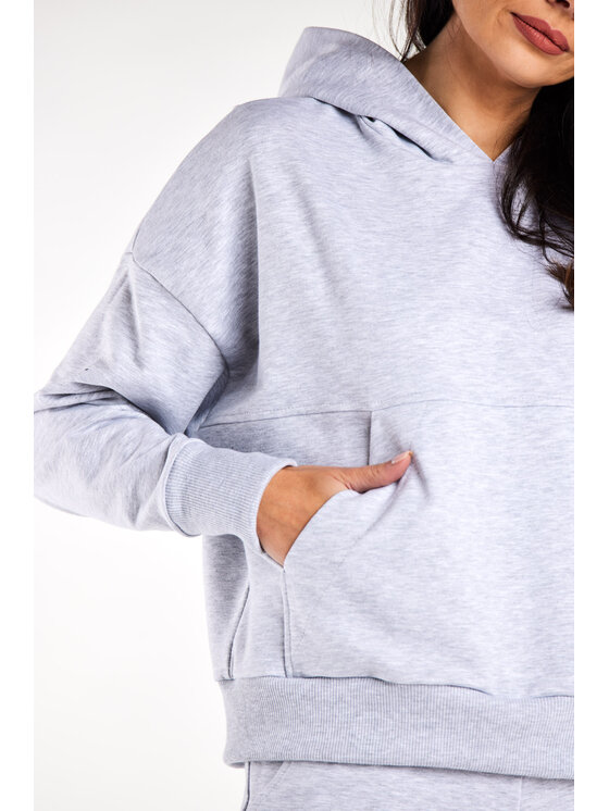 Infinite You Infinite You Bluza M318 Szary Basic Fit
