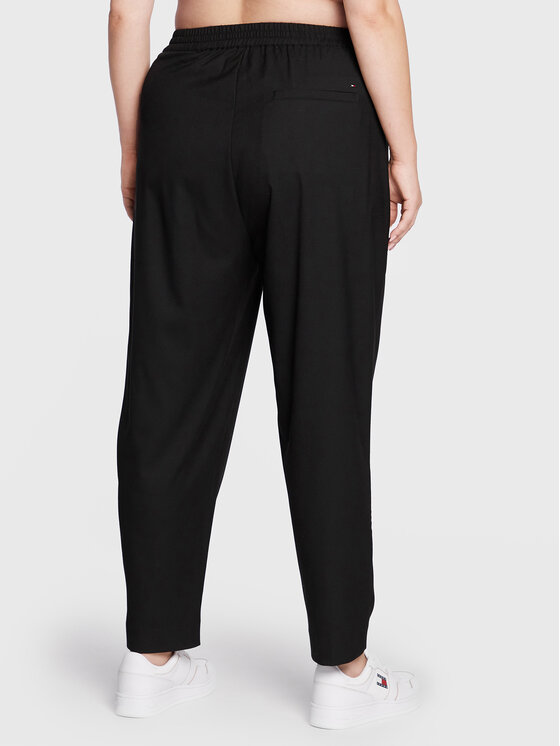 Pantaloni di tessuto Flannel Tapered Pull On