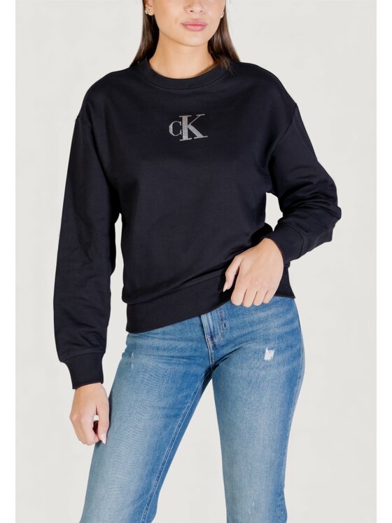 Calvin Klein Jeans Calvin Klein Jeans Felpa LV047E828G Nero Casual Fit