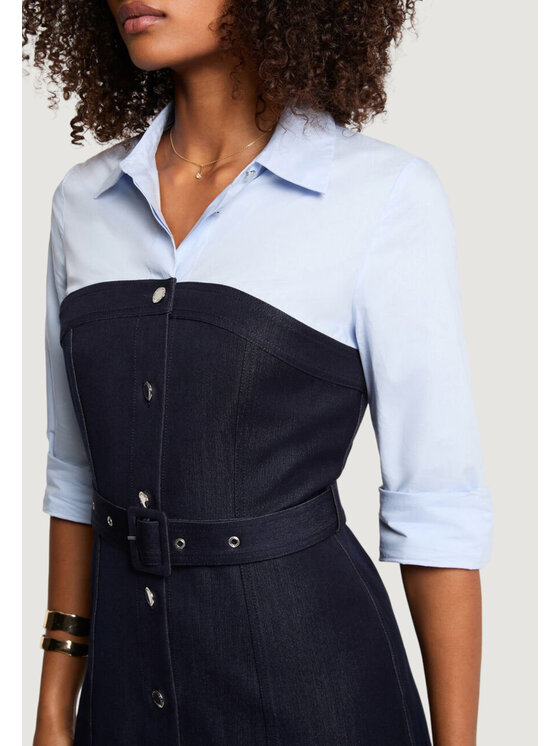 Morgan De Toi Morgan De Toi Vestito da giorno 261-ROIMA Blu Classic Fit