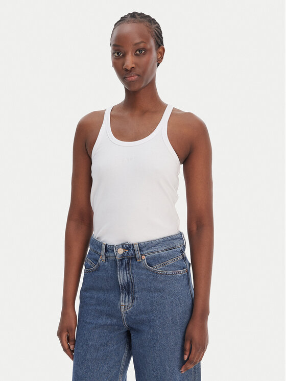 BOSS Top C_Epetite 50554664 Alb Slim Fit