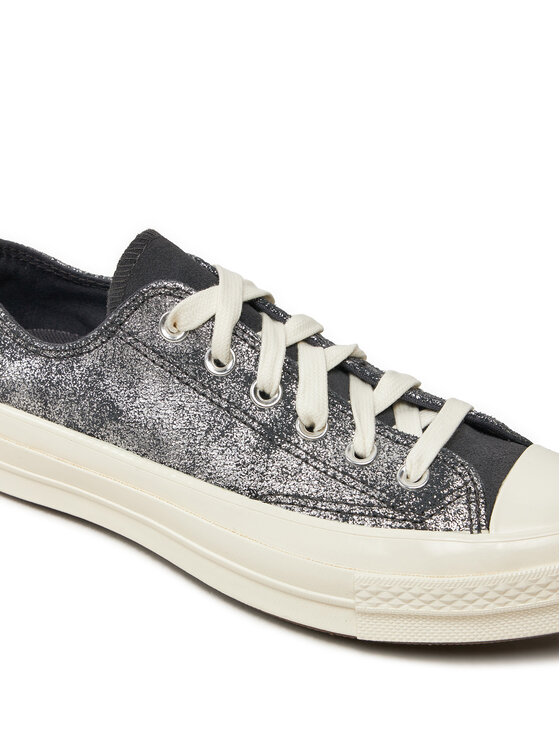 Converse Converse Plátěnky Chuck 70 Suede Shimmer Ox A10379C Šedá