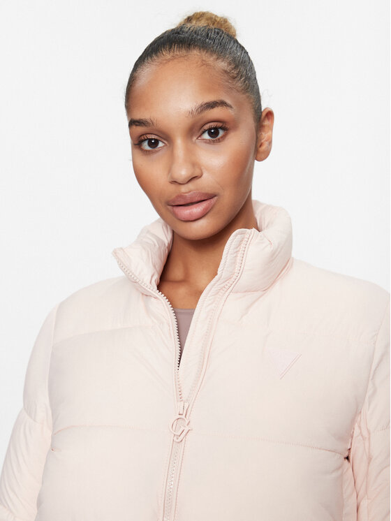 Guess Guess Kurtka puchowa V3BL13 WFUD0 Różowy Regular Fit