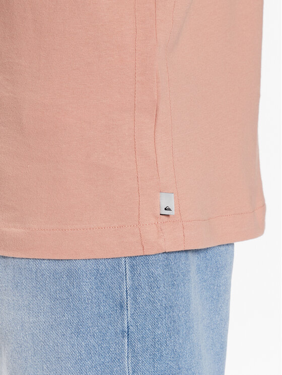 Quiksilver Quiksilver Тениска с яка и копчета Essentials EQYKT04094 Розов Regular Fit