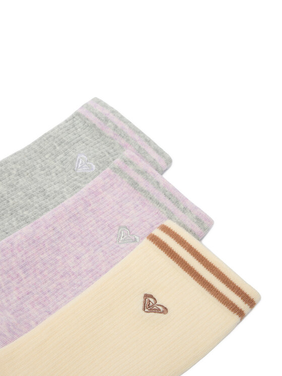Roxy Roxy Ilgos kojinės CEO_BR_ROXY_2032_W_AW25 (3 PACK) Spalvota