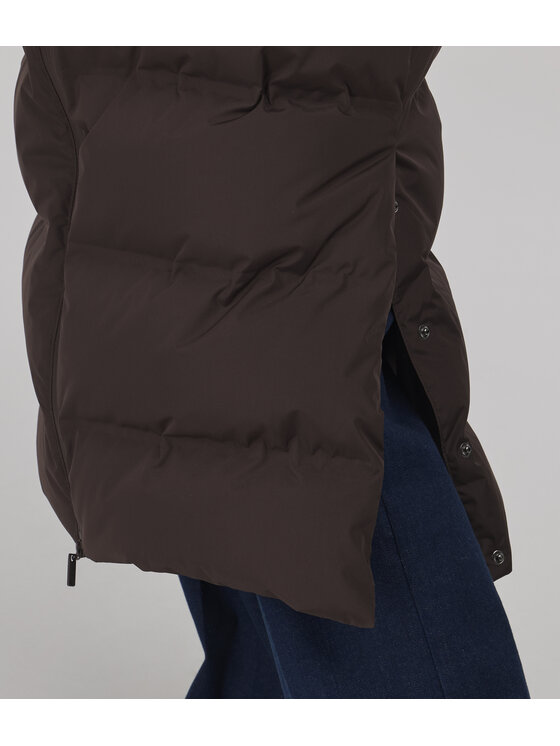 Lee Cooper Lee Cooper Kurtka puchowa MARGOT Brązowy ciemny Regular Fit
