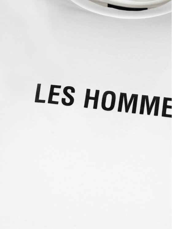 Les Hommes Les Hommes T-Shirt LF224302-0700-1009 | Grafic Print Λευκό Regular Fit