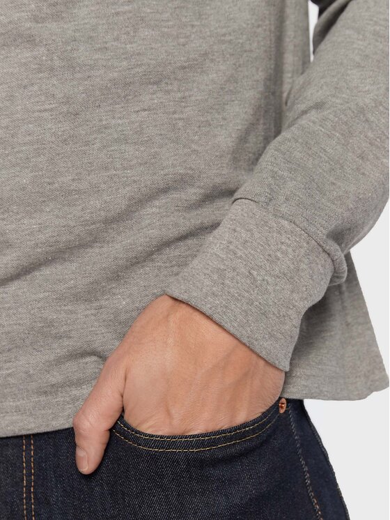Brave Soul Brave Soul Тениска с яка и копчета MLT-412WASHINGTN Сив Slim Fit