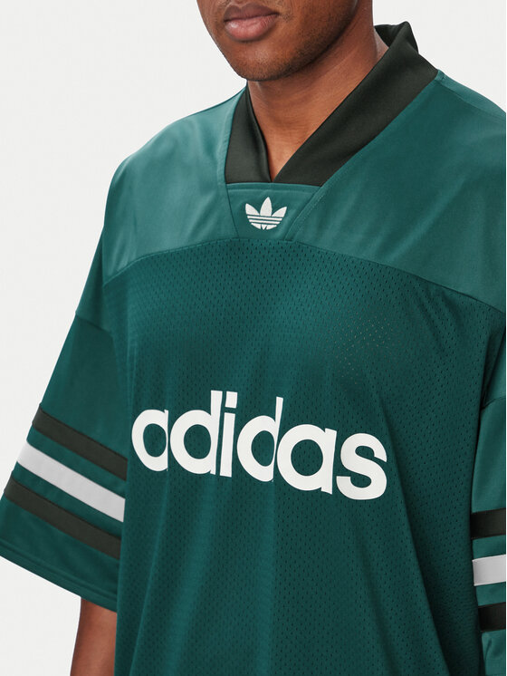 adidas adidas T-Shirt Adicolor KR1401 Zielony Loose Fit