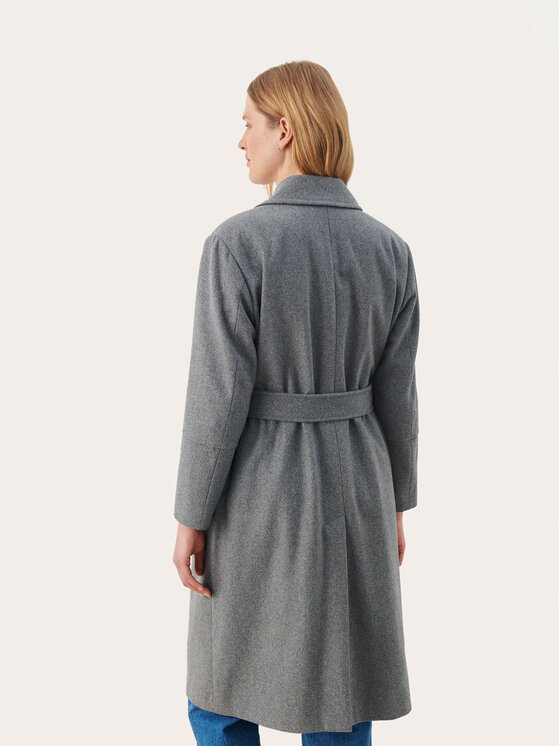 Part Two Part Two Μάλλινο παλτό Charlotte 30307776 Γκρι Regular Fit