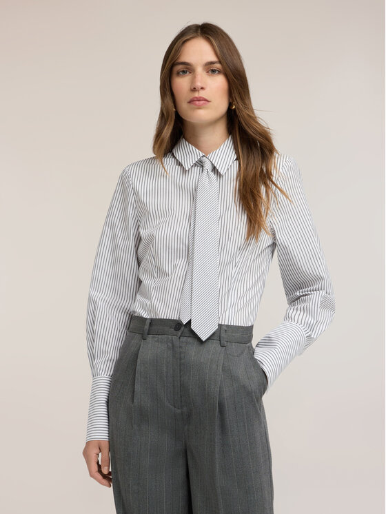 Motivi Motivi Camicia 5084Q001008N0S1 Bianco Regular Fit
