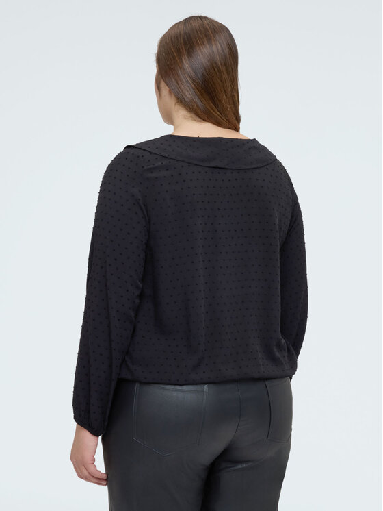 Fiorella Rubino Fiorella Rubino Bluzka 2049T002432N033 Czarny A-Line Fit