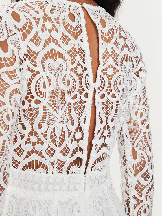 Morgan Morgan Rochie cocktail 241-RILLE Alb Regular Fit