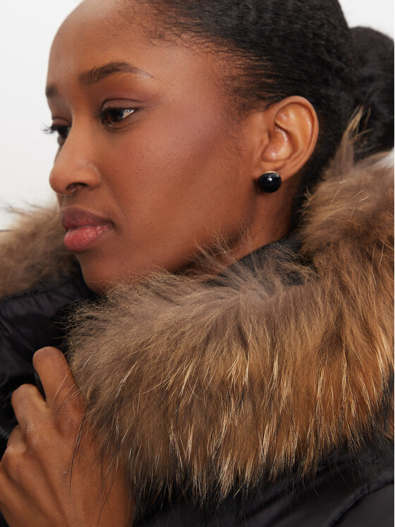 Hetregó Hetregó Wintermantel Leonie 8N603M Schwarz Regular Fit