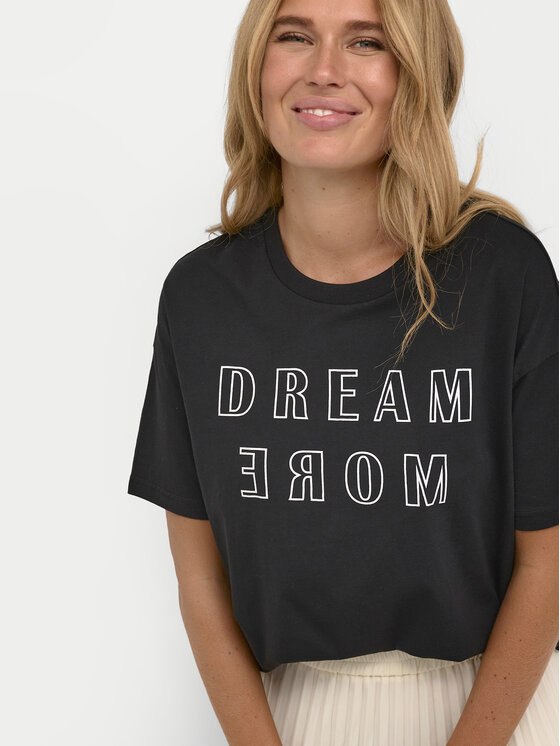 Kaffe Kaffe T-krekls Jenny 10508462 Melns Regular Fit
