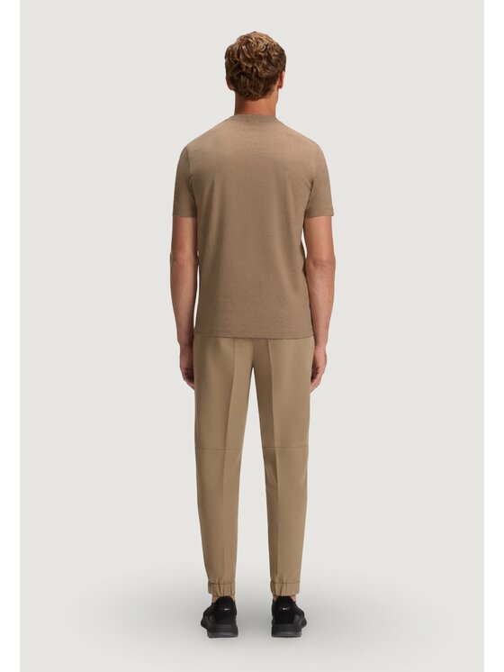 BOSS BOSS T-shirt Tee 10256064 01 Beige Casual Fit