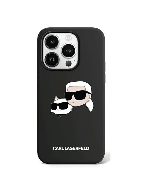 Etui na telefon KARL LAGERFELD, Czarne, Apple iPhone 15 Pro Max