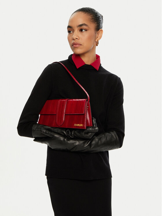 JACQUEMUS JACQUEMUS Torebka Le Bambino Long 221BA013-3169 Czerwony