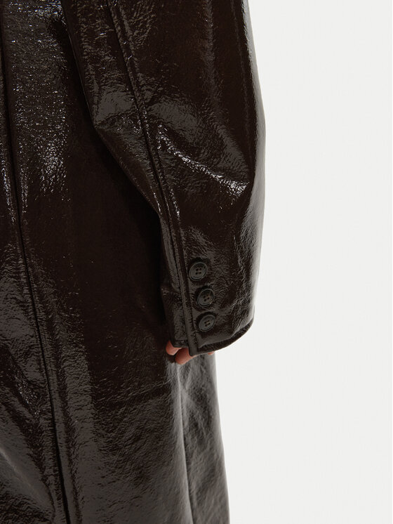 Herskind Herskind Volneni plašč Ultra 5379149 Rjava Regular Fit