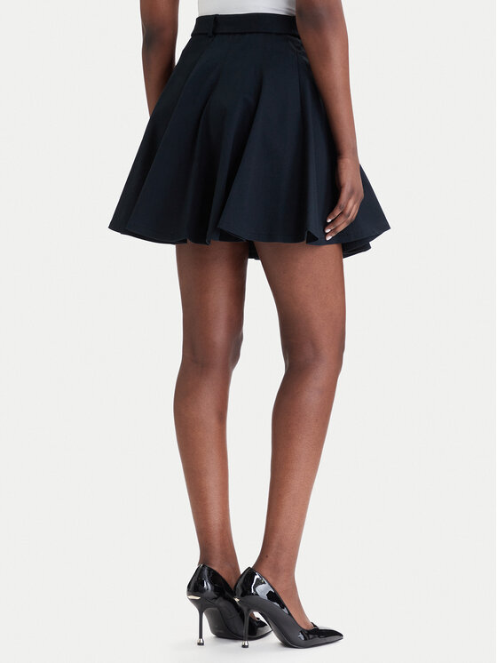 Versace Jeans Couture Versace Jeans Couture Plisuotas sijonas 80HAE801 N0715 Juoda Regular Fit