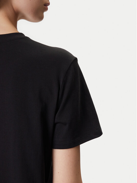 KARL LAGERFELD KARL LAGERFELD Tričko A4W17050 Čierna Regular Fit