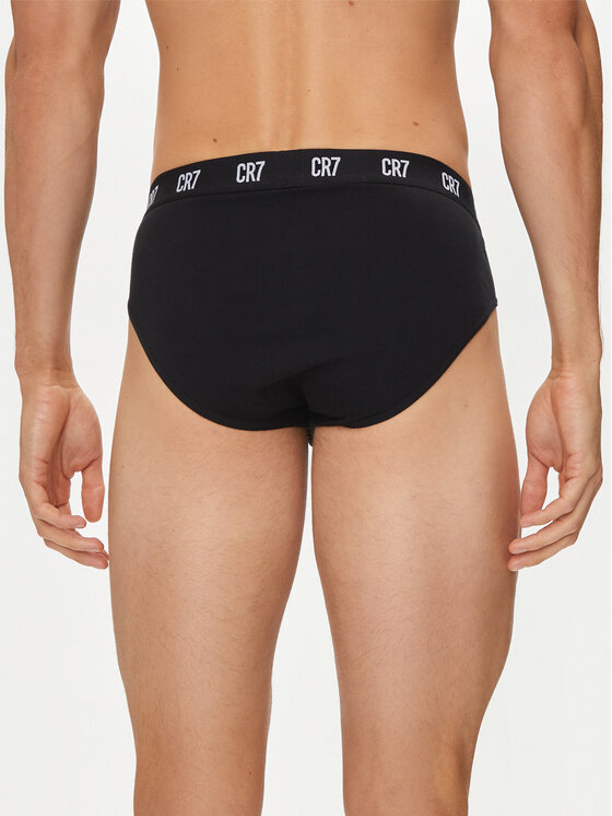 Cristiano Ronaldo CR7 Cristiano Ronaldo CR7 Súprava slipov Main Basic Brief 3-Pack 8100-66-900 Čierna