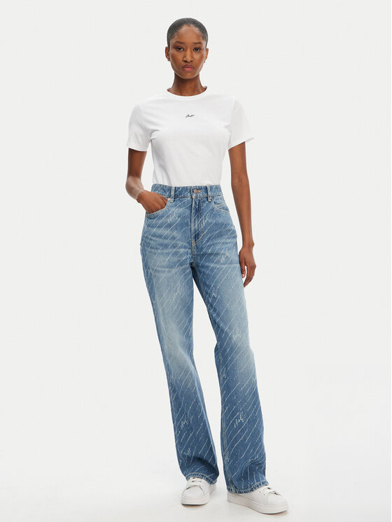 BOSS BOSS Футболка C_Elogo_5 50547547 Білий Slim Fit