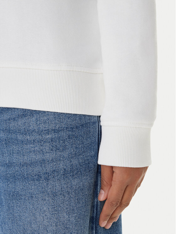 Tommy Jeans Tommy Jeans Felpa Flag DW0DW22564 Écru Regular Fit