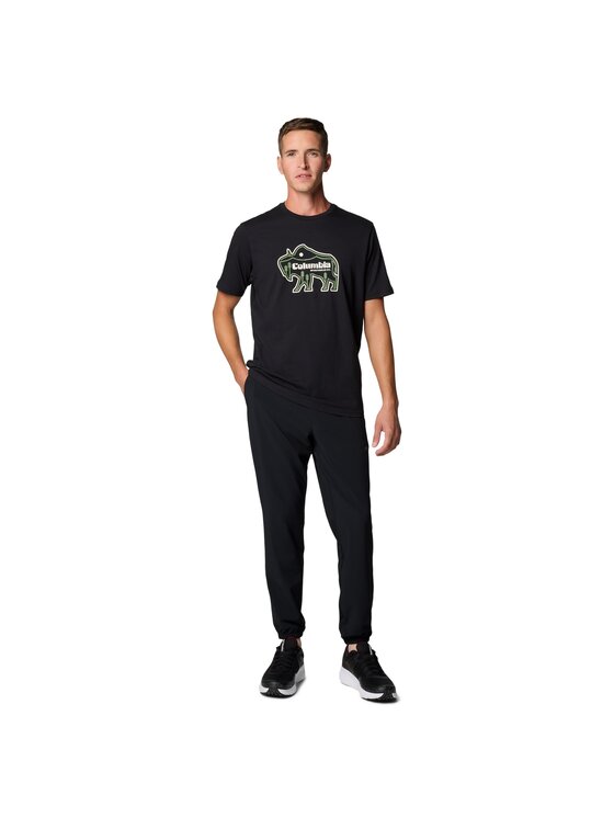 Columbia Columbia T-Shirt 203640 Czarny Regular Fit