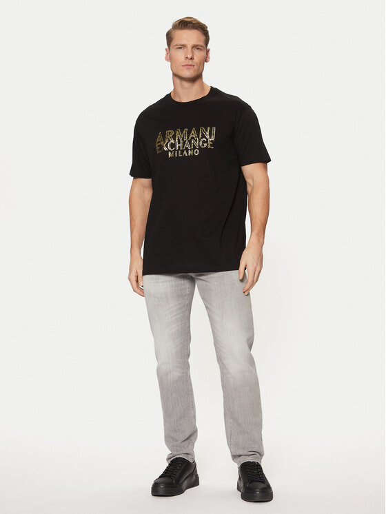 Armani Exchange Armani Exchange T-Shirt XM000326 AF10364 UC001 Czarny Regular Fit