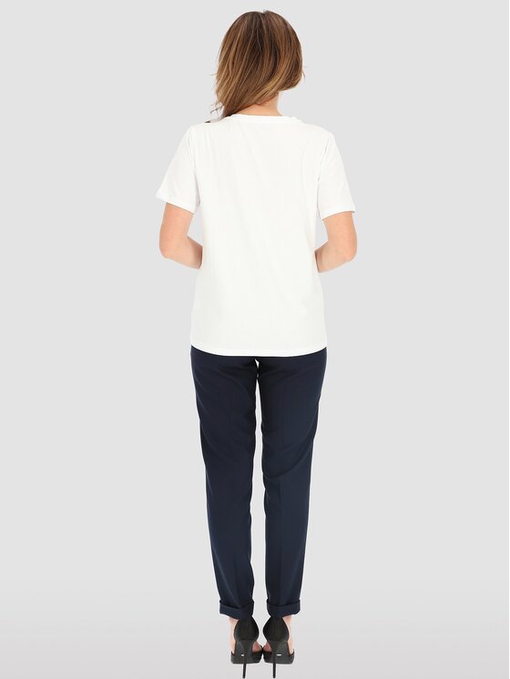 Perso Perso Tričko TCE245000F Biela Regular Fit